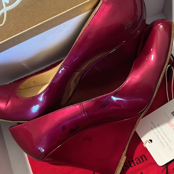 Authentic Christian Louboutin wedges - Picture 11 of 16